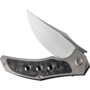 We Knife Magnetron Gray Titanium Handle With Rose Carbon Fiber Inlay WE18058-2