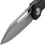 KUBEY Royal Nest Liner Lock EDC Pocket Knife Front Flipper Black G10 Handle KU321A