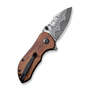 CIVIVI Gordo Guibourtia Wood Handle Damascus Blade C22018C-DS1