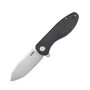 KUBEY Master Chief Folding Knife, AUS-10 Blade, Black Micarta Handle KU358H