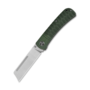 QSP Knife Hedgehog 14C28N , Micarta, green QS142-A