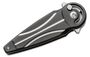 Fox Knives FOX/ANARCNIDE SATURN FOLD. KNIFE STAINLESS STEEL M390 SATIN BLADE,TITANIUM PVD HANDLE FX-