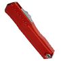 Microtech CYPHER II D/E STONEWASH PART SERRATE RED 1242-11RD