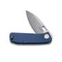 Kubey Hyde Liner Lock Folding Knife Denim Blue G10 Handle Ku2104d