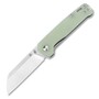 QSP Knife Penguin, Satin D2 Blade, Jade G10 Handle QS130-V