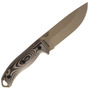 ESEE Model 5 Dark Earth Blade 3D Coyote-Black G10 survival knife 5PDE-005 kydex sheath + clip plate