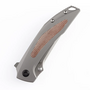 KANSEPT Baku Titanium + Brown Micarta, CPM-S35VN  K1056A2