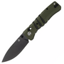 QSP Knife Ripley, Glyde lock, 14C28N black, Green/Black G10 QS160-C2