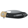 Vosteed Nightshade Elmax Stonewash Black Micarta &amp; Brass Bolster NSK002