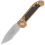 Microtech L.U.D.T.® S/E Gen III Tan Stonewash Partial Serrated 1135-11TA