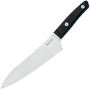 Due Cigni Chef’s knife, 20 cm blade, satin-finished stainless steel 4116, black 2C 2105 G10