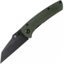 Kansept Main Street 154CM Blade  Green Micarta T1015A2