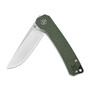 QSP Knife Osprey, Satin 14C28N Blade, Green Micarta Handle QS139-C