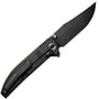 WE Black Titanium Integral Handle With Black HolesBlack Stonewashed Bohler M390