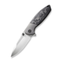 We Knife Nitro Mini Gray Titanium Handle With Marble Carbon Fiber Inlay WE22015-1