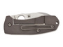 Spyderco TECHNO 2 TITANIUM PLAIN 01SP1012