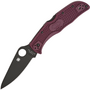 Spyderco C243BGBKP SP ENDELA BURGUNDY LIGHTWEIGHT CTS-PD#1 BLACK BLADE PLAINEDGE