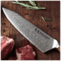 Dellinger Kiritsuke Knife 215 mm Dellinger Longevity Damascus Edition