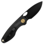 Vosteed Acorn 14C28N Black Stonewash Black Micarta A3302