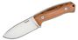 Lionsteel Hunting fix knife with NIOLOX blade Santos wood handle, leather sheath M3 ST
