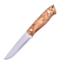 Brisa Trapper 115-curly birch Elmax Scandi Sheath Trapper 115 with firesteel BRS-073-2037-1580-2