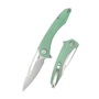Kubey Merced Folding Knife Jade G10 Handle KU345D