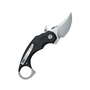 Kubey Jaw Pikal Karambit Folding Knife Black G-10 Handle 2.52&quot; Beadblast 14C28N Blade KU440A