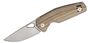 GIANT MOUSE ACE Nimbus V2,(NEW) Natural Canvas rounded scales / Tumbled Elmax blade / Bronze washers