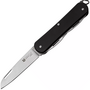 Couteau Pliant Fox-Knives FOX VULPIS Acier Inoxydable N690co Lame Polie, Manche Aluminium Noir FX-V