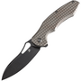 KANSEPT Echis Black Stonewashed CPM S35VN Frame Lock K1071A6
