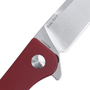 Kizer Swaggs Swayback Button Lock Knife Red Micarta - V3566N4