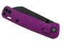 QPS Penguin Glyde 14C28N, nero, Manico: Viola FRN QS130GL-E2