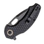 Kizer Degnan Mini Roach Liner Lock Knife Black G-10 - V3477C2