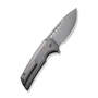 We Mini Malice Gray Titanium Handle Gray Stonewashed CPM 20CV BLADE WE054BL-2