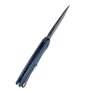 KUBEY Tityus Liner Lock Flipper Folding Knife Denium Blue G10 Handle KU322F