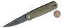 CIVIVI Lumi Zwart Stonewashed/Groene Micarta C20024-1