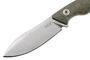 MKM POCKET TANGO 1 – MAGNACUT MUK SW bld, GRN CNV MICARTA hdl, +POCKET LEATHER SHEATH MK PT1-GC