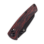 KANSEPT Main Street Black Stonewashed 154CM 0.126&#039;&#039;3.2mm Black and red G-Mascus T1015V5