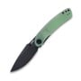 KUBEY Momentum Sherif Manganas Design Liner Lock Folding Knife Jade G10 Handle KU344J