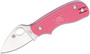 Spyderco Squeak Pink HealsLightweight Pink Slip Joint C154PPN
