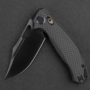 Kunwu Django XL Satin DLC ELMAX Carbon Fiber Black X707XL-F