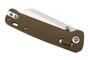 QPS Penguin Glyde 14C28N, finitura a 2 toni stonewash - satinata, Manico: Khaki FRN QS1