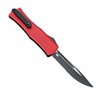 Microtech HERA II MINI S/E BLACK PART SERRATE RED 1703M-2RD