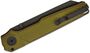 MKM MIURA – CPM Magnacut DSW bld - SOLID Green Alu hdl, BUTTON LOCK - REV. S/S CLIP MK MI-AGB