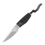 ANV Knives ANVP100-002 P100 Stonewash Plaind Edge Paracord Black