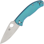 Spyderco C122TIBLP TENACIOUS BLUE TI PLAINEDGE