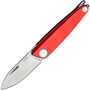 ANV Knives Z050 Stonewash/Plain edge, Dural Red/Slipjoint - ANVZ050-002