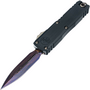 Microtech UTX-85 GEN III – DOUBLE EDGE MARFIONE SELECT BLUED BAKER FORGE DAMASCUS 1232-16MS3 