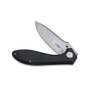KUBEY Ruckus Liner Lock Folding Knife Black G10 Handle KU314F