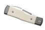 Fox Knives Gunstock Folding Knife Stainless Steel M390 Satin Blade, Micarta Bone Handle FX-558 BO